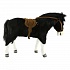 Мягкая игрушка - Лошадь карликовая черная в натуральную величину, 70 см  - миниатюра №5