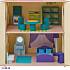 Деревянный кукольный домик с 15 предметами мебели - София  - миниатюра №6