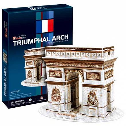 Трёхмерные пазлы Париж – Триумфальная арка 