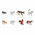 Набор из 12-и фигурок домашних животных 5 см, несколько видов   - миниатюра №1