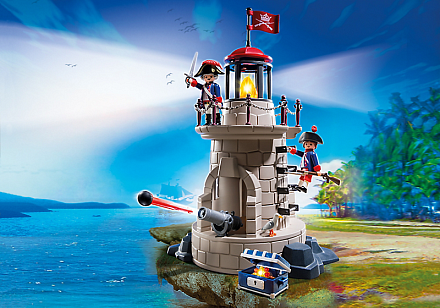 Игровой набор из серии «Пираты» -  Военная башня с маяком 