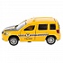 Машина Такси Skoda Yeti 12 см свет-звук двери и багажник открываются металлическая  - миниатюра №1