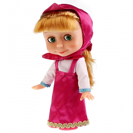 Интерактивная кукла – Маша и Медведь. Маша с набором зимней одежды, 25 см 