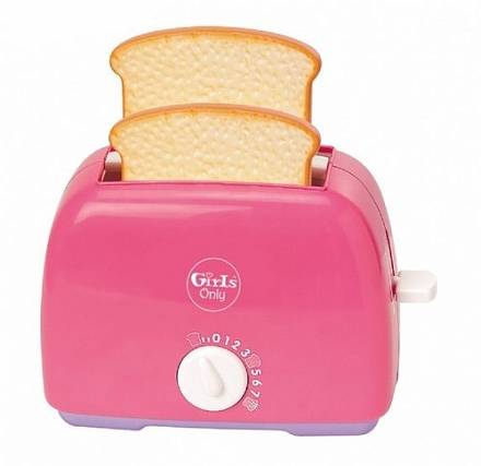 Розовый игрушечный тостер 
