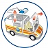 Игровой набор Береговая охрана - Машина скорой помощи с сиреной  - миниатюра №6