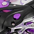 Раздвижные ролики Next со светом размер 34-37 в сумке фиолетовые  - миниатюра №7