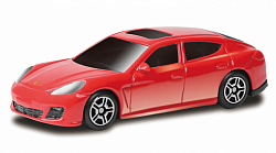 Металлическая машина - Porsche Panamera, 1:64, матовый красный (RMZ City, 344018SM(A) - миниатюра