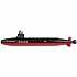 Модель Подводная лодка 42 см свет-звук с ракетами и подставкой  - миниатюра №4