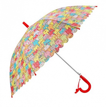 Зонт детский - Котики, 48 см, полуавтомат 