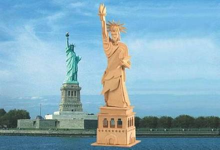 Сборная деревянная модель - Статуя Свободы 
