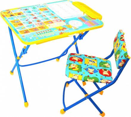 Набор детской мебели – Первоклашка - Осень, цвет синий 