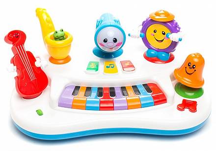 Интерактивная развивающая игрушка Пианино Рок-банда 
