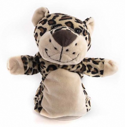 Мягкая игрушка – Рукавичка Леопард, 25 см 