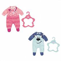 Комбинезончики для кукол Baby born, 2 вида, с вешалкой (Zapf Creation, 824-566) Комбинезончики для кукол Baby born, 2 вида, с вешалкой (Zapf Creation, 824-566)