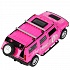 Машина Hummer H2 Спорт 12 см розовая двери и багажник открываются металлическая инерционная  - миниатюра №2