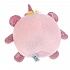 Игрушка мягкая - Кругляш с пайетками в сердечке, розовый, 16 см  - миниатюра №3