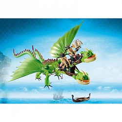 Игровой набор – Драконы: Забияка и Задирака (Playmobil, 9458pm) - миниатюра