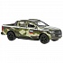Машина пикап Ranger военный 12 см двери и багажник открываются металлическая инерционная  - миниатюра №2