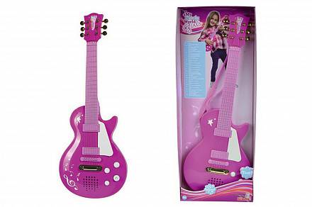 Детская рок-гитара, розовая 