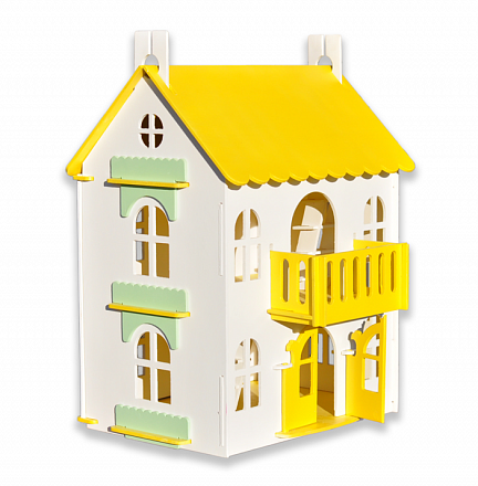 Жёлтый кукольный домик Арина 