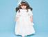 Кукла Пепа в белом кружевном платье, 60 см.  - миниатюра №1