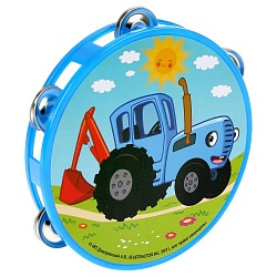 Бубен Синий трактор (Играем вместе, 1811M181-R5) - миниатюра