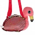 Мягкая сумочка в виде фламинго 15 см  - миниатюра №1