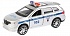 Полицейская металлическая машина - Renault Koleos, длина 12 см, открываются двери  - миниатюра №1