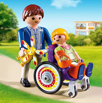 Игровой набор – Детская клиника: Ребенок в коляске 