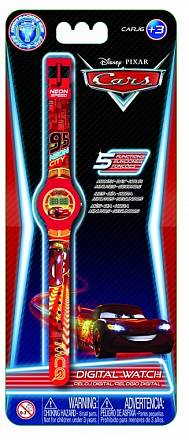 Часы наручные электронные Disney Cars “95 Neon City”