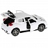 Машина металлическая Nissan Juke-R 2.0, 12 см., открываются двери, инерционная, белая  - миниатюра №2