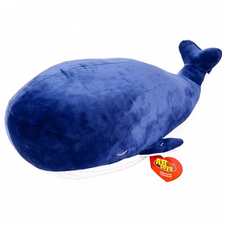 Мягкая игрушка – Кит синий, 27 см 