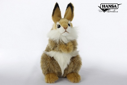 Коричневый кролик, 24 см 