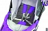 Санки-коляска Snow Galaxy City-1-1 – Серый зайка на фиолетовом, на больших надувных колесах, сумка, варежки  - миниатюра №11