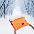 Муфта меховая для коляски Nuovita Alaska Bianco Arancio/Оранжевый  - миниатюра №3