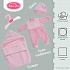 Одежда для кукол и пупсов 25-29 см конверт розовый боди-комбинезон шапка  - миниатюра №2
