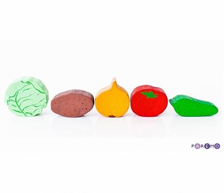 Игрушечная еда – Овощи, 5 предметов 