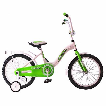 Двухколесный велосипед Aluminium Ecobike, диаметр колес 18 дюймов, зеленый 
