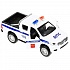 Машина металл Toyota Hilux Полиция, 12 см, открываются двери, инерция, белая  - миниатюра №1
