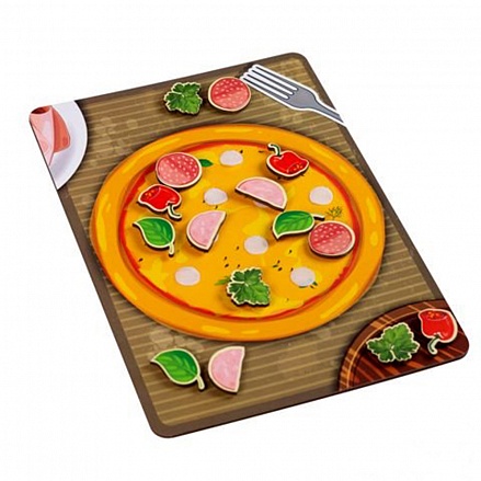 Игровой набор - Липучка - Пицца с колбасой 