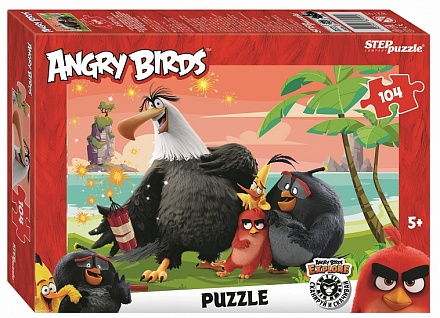 Пазл Angry Birds, 104 деталей 