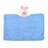 Пеленка-полотенце с варежкой – Циркус, голубое  - миниатюра №9
