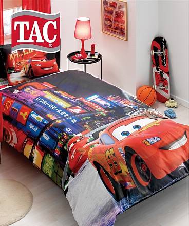 Детский двухсторонний комплект белья Disney Cars 2 Movie, 3-12 лет