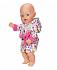 Одежда для куклы Baby Born - Халат с капюшоном  - миниатюра №2