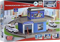 Гараж- паркинг – Полицейский участок с металлической машинкой 7,5 см. (Технопарк, 2201A-Rsim) Гараж- паркинг – Полицейский участок с металлической машинкой 7,5 см. (Технопарк, 2201A-Rsim)