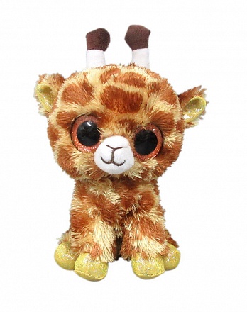 Мягкая игрушка – Жираф коричневый, 15 см 