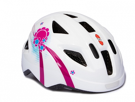 Шлем Puky PH 8-S 45-51, white/pink Белый/Розовый 