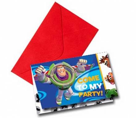 Приглашение в конвертах  Toy Story 