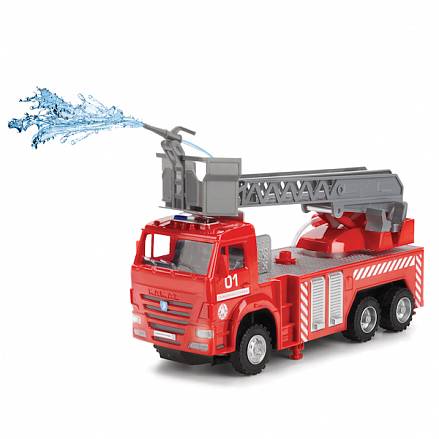 Радиоуправляемая пожарная машина «Камаз» со светом и звуком, 25 см 