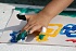 Краски для рисования руками 5 цветов по 35 мл  - миниатюра №4